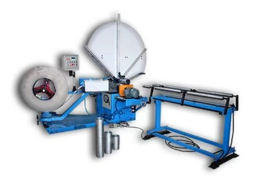 Air Duct Spiral Tube Former Machine Auto Spiral Duct Forming Machine