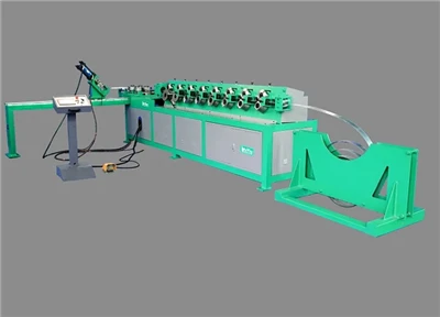 Electric Round Duct Forming Machine Sheet Metal Round Tube Flanging And Electric Rotary Machine