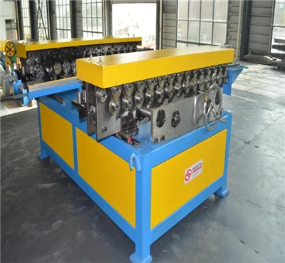 RECTANGULAR AIR DUCT MAKING MACHINE DUPLEX TDF FLANGE FORMING MACHINE