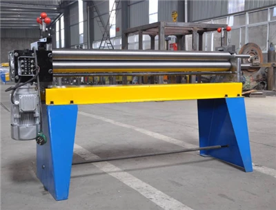 Round Duct Slip Roll Machine Electric 3 Rolls Plate Rolling Machine